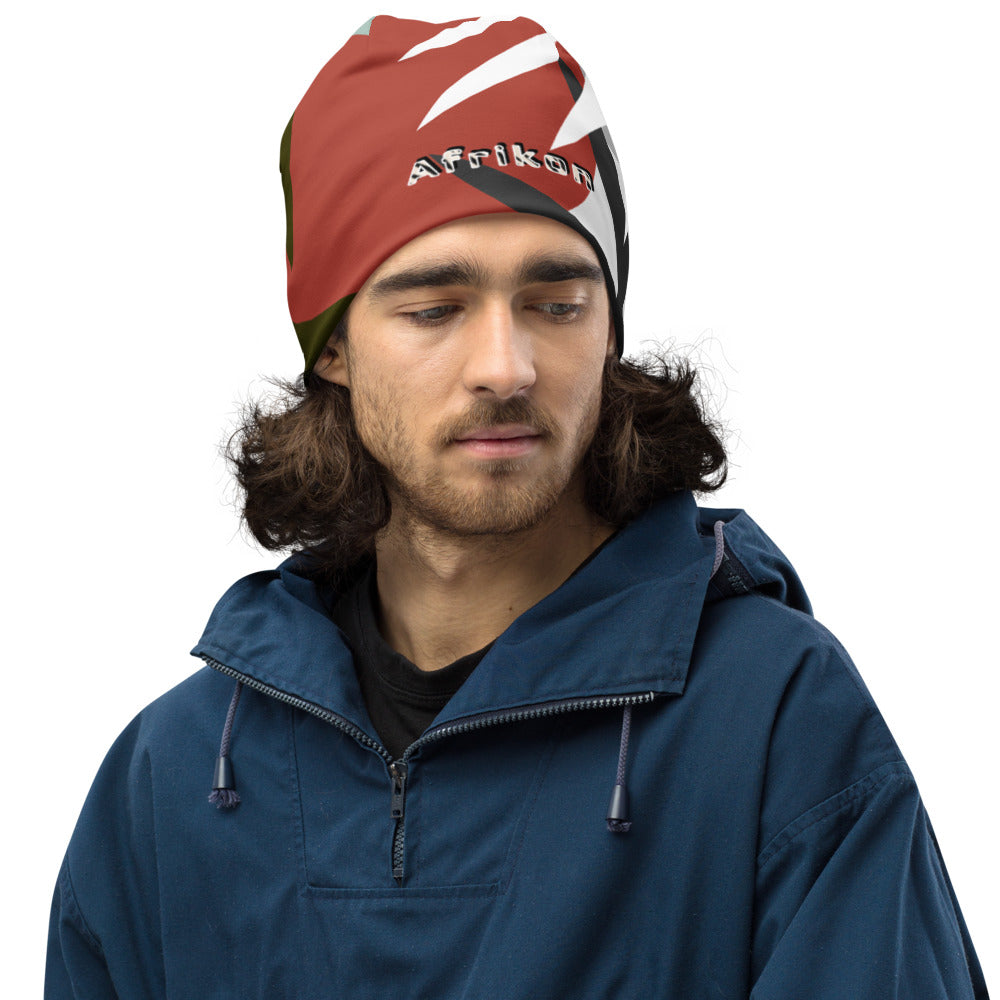 Jungle Afrikon Print Beanie