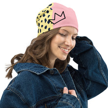 Load image into Gallery viewer, Afrikon Crown Lavish Print Beanie
