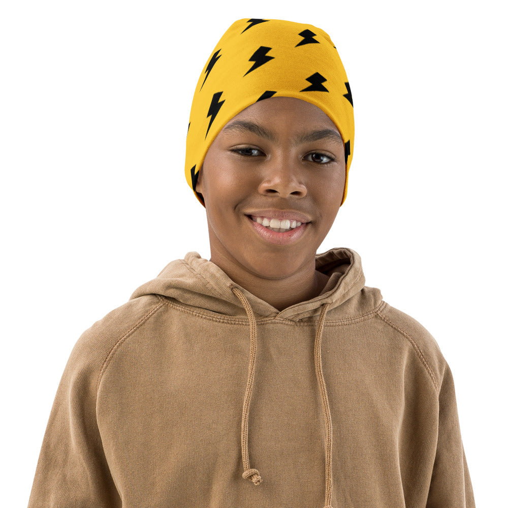 Lighting All-Over Print Kids Beanie