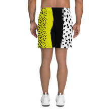 Load image into Gallery viewer, Afrikon Crown Obelisque Print Men&#39;s Athletic Long Shorts
