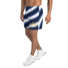 Load image into Gallery viewer, Afrikon Crown 2xRibbon print Athletic Long Shorts
