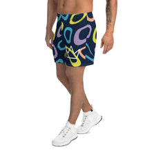 Load image into Gallery viewer, Afrikon Crown Color Print Men&#39;s Athletic Long Shorts
