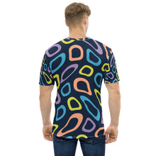 将图片加载到图库查看器，Afrikon Crown Color Print Men&#39;s T-shirt
