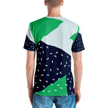 Cargar imagen en el visor de la galería, Afrikon Crown Green Static Print Men&#39;s T-shirt

