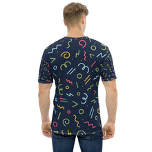 将图片加载到图库查看器，Afrikon Crown Neon Print Men&#39;s T-shirt
