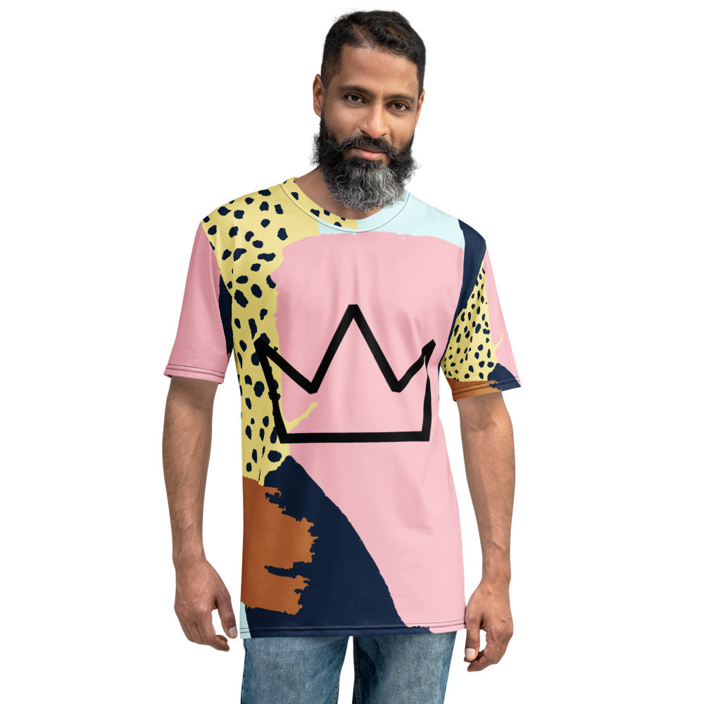 Afrikon Crown Lavish Print Men's T-shirt