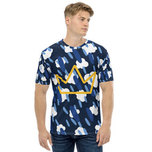 画像をギャラリービューアに読み込む, Afrikon Crown Drip Print Men&#39;s T-shirt
