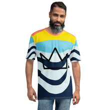 Cargar imagen en el visor de la galería, Afrikon Crown Hi-Zebra Print Men&#39;s T-shirt
