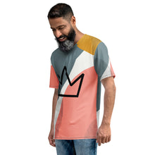 将图片加载到图库查看器，Afrikon Crown Abstract Print Men&#39;s T-shirt
