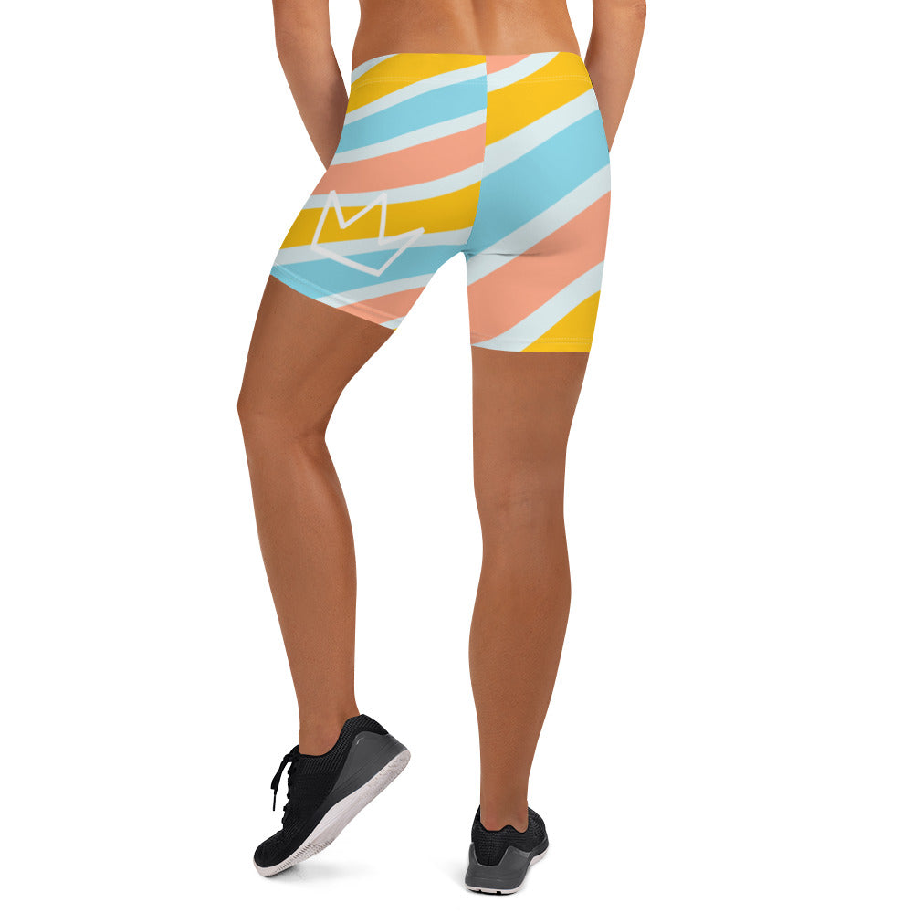 Afrikon Crown Summer Blinds print Shorts
