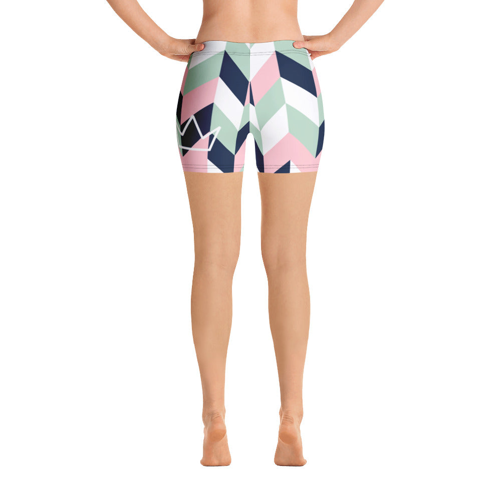 Afrikon Crown Illusion print Shorts