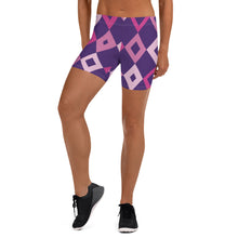 Load image into Gallery viewer, Afrikon Crown Diamond Print Shorts
