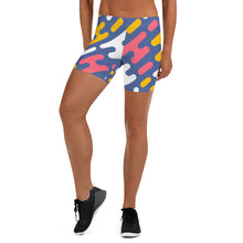 Load image into Gallery viewer, Afrikon Crown puzzle print Shorts
