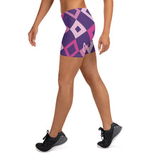 Load image into Gallery viewer, Afrikon Crown Diamond Print Shorts
