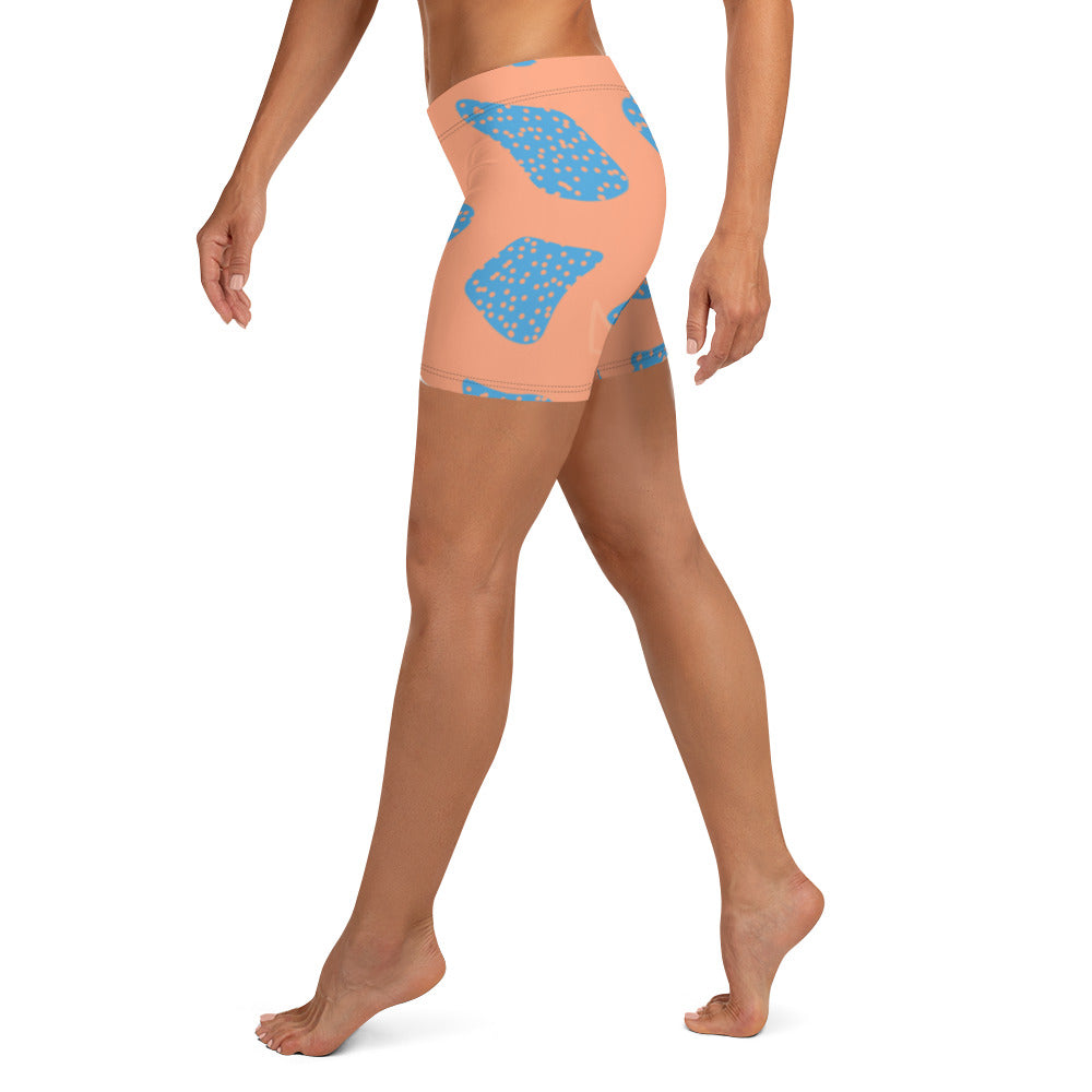 Afrikon Crown Coral Print Shorts