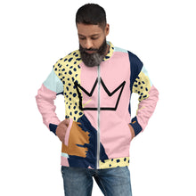 Load image into Gallery viewer, Afrikon Crown Lavish Print Bomber Jacket
