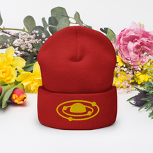 Load image into Gallery viewer, Orbital Rings Cuffed Beanie
