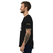 Lade das Bild in den Galerie-Viewer, White Noise Men&#39;s Curved Hem T-Shirt
