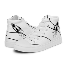 Load image into Gallery viewer, Rocket Men’s high top canvas shoes
