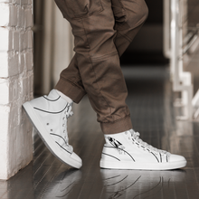 Load image into Gallery viewer, Rocket Men’s high top canvas shoes
