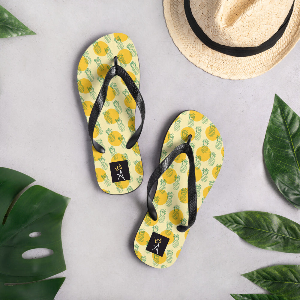 Pineapple Flip-Flops