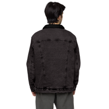 Load image into Gallery viewer, Space Thinker Unisex denim sherpa jacket
